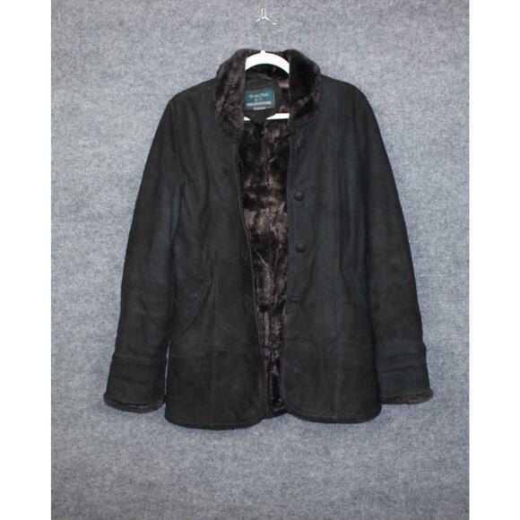 Young Eun Jackets & Blazers - Young Eun Jacket Coat Women's Medium‎ Faux Sude & Faux Fur-lined